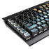 StockTrek Giant Asteroid Collides with Planet Earth K95 RGB PLATINUM Mechanical Gaming Keyboard Skin