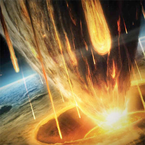 StockTrek Giant Asteroid Collides with Planet Earth Dell Latitude Skin