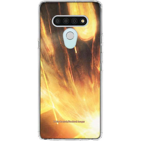 StockTrek Giant Asteroid Collides with Planet Earth LG Stylo 6 Clear Case