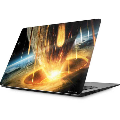 StockTrek Giant Asteroid Collides with Planet Earth Apple MacBook Skin