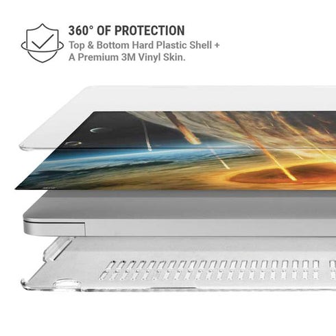 StockTrek Giant Asteroid Collides with Planet Earth MacBook Air 13in (2020) Case plus Skin