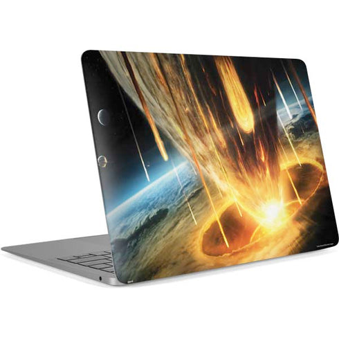StockTrek Giant Asteroid Collides with Planet Earth Apple MacBook Air Skin