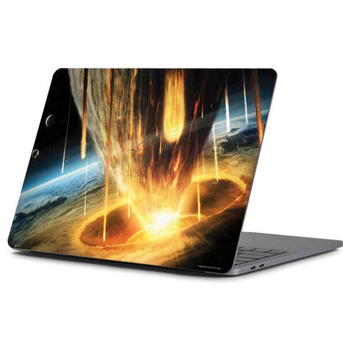 StockTrek Giant Asteroid Collides with Planet Earth Apple MacBook Pro 13-inch Skin