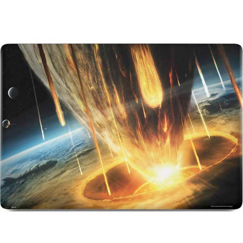 StockTrek Giant Asteroid Collides with Planet Earth MacBook Skins