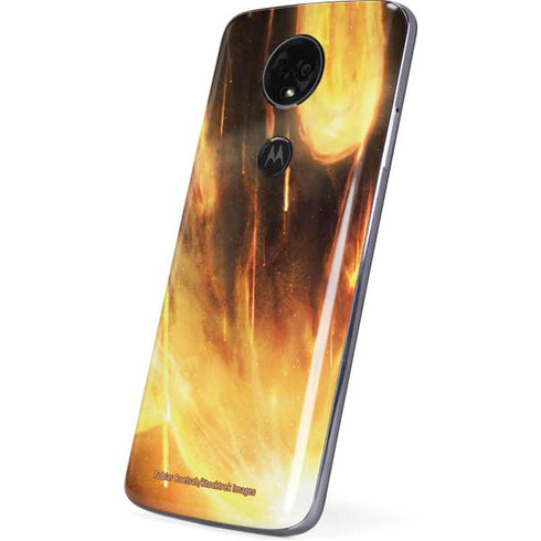 StockTrek Giant Asteroid Collides with Planet Earth Moto E5 Plus Skin