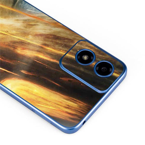 StockTrek Giant Asteroid Collides with Planet Earth Moto G Play 4G (2024) Skin
