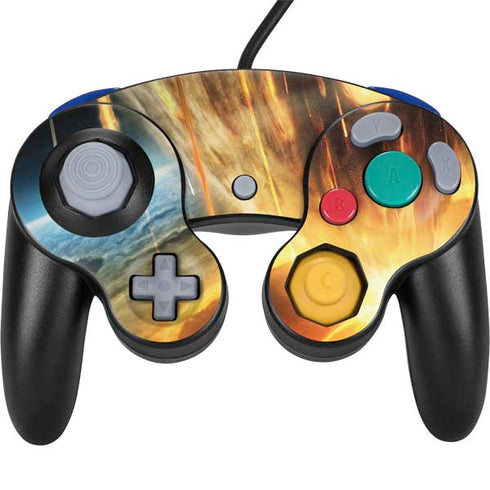 StockTrek Giant Asteroid Collides with Planet Earth Nintendo Skins