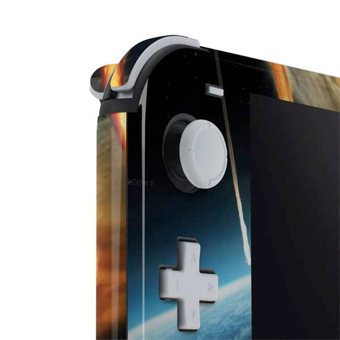 StockTrek Giant Asteroid Collides with Planet Earth Nintendo Switch Lite Skin