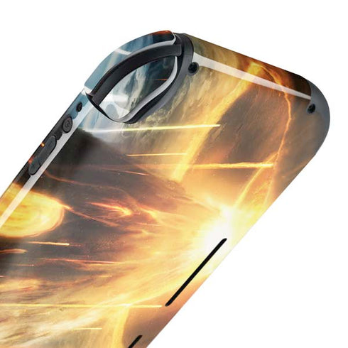 StockTrek Giant Asteroid Collides with Planet Earth Nintendo Switch Lite Skin