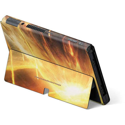 StockTrek Giant Asteroid Collides with Planet Earth Nintendo Switch OLED (2021) Skin