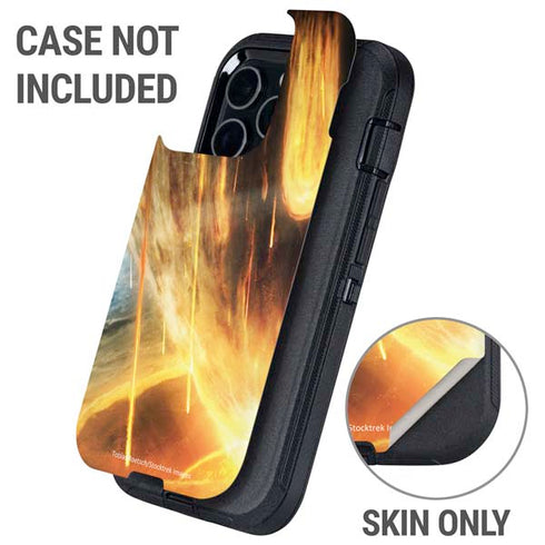 StockTrek Giant Asteroid Collides with Planet Earth Otterbox Defender iPhone Skin