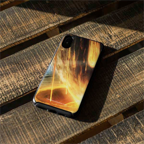 StockTrek Giant Asteroid Collides with Planet Earth Otterbox Symmetry iPhone Skin
