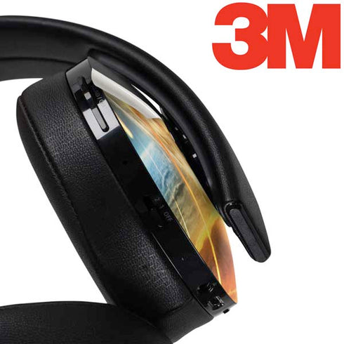 StockTrek Giant Asteroid Collides with Planet Earth PlayStation 4 Gold Wireless Headset Skin