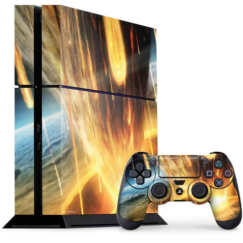 StockTrek Giant Asteroid Collides with Planet Earth PlayStation PS4 Skins