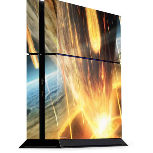 StockTrek Giant Asteroid Collides with Planet Earth PS4 Console Skin