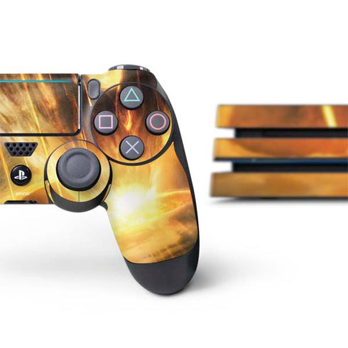 StockTrek Giant Asteroid Collides with Planet Earth PS4 Pro Bundle Skin