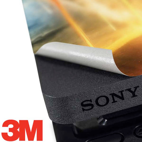 StockTrek Giant Asteroid Collides with Planet Earth PS4 Pro Console Skin