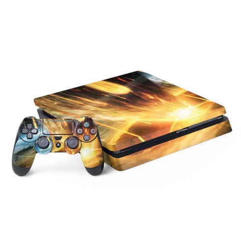 StockTrek Giant Asteroid Collides with Planet Earth PS4 Slim Bundle Skin