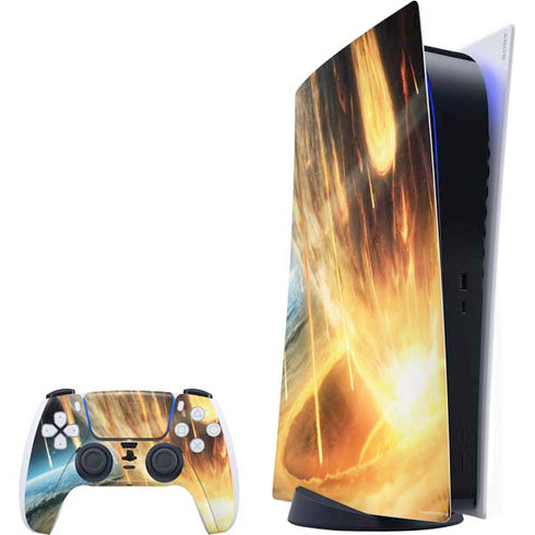 StockTrek Giant Asteroid Collides with Planet Earth PlayStation PS5 Skins