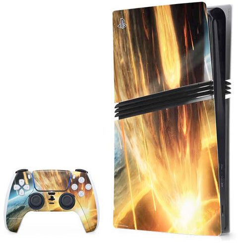 StockTrek Giant Asteroid Collides with Planet Earth PlayStation PS5 Skins