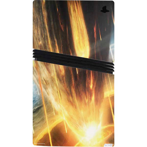 StockTrek Giant Asteroid Collides with Planet Earth PS5 Pro Bundle Skin