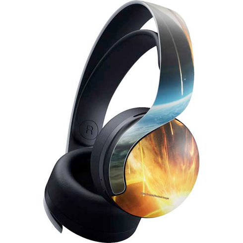 StockTrek Giant Asteroid Collides with Planet Earth PULSE 3D Wireless Headset for PS5 Skin
