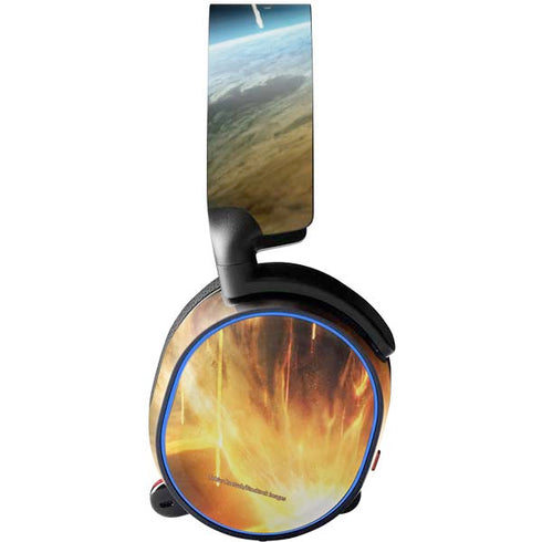StockTrek Giant Asteroid Collides with Planet Earth SteelSeries Arctis 3 Skin