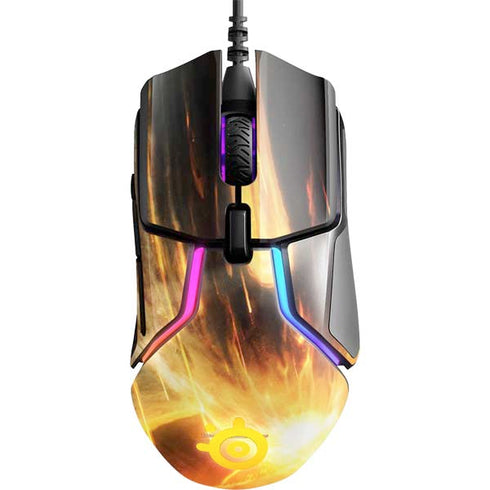 StockTrek Giant Asteroid Collides with Planet Earth SteelSeries Rival 600 Gaming Mouse Skin