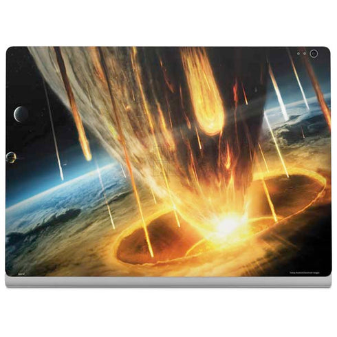 StockTrek Giant Asteroid Collides with Planet Earth Surface Book 2 13.5in Skin