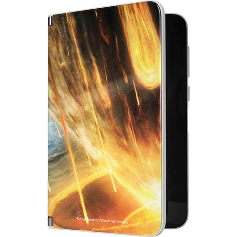 StockTrek Giant Asteroid Collides with Planet Earth Surface Duo Skin