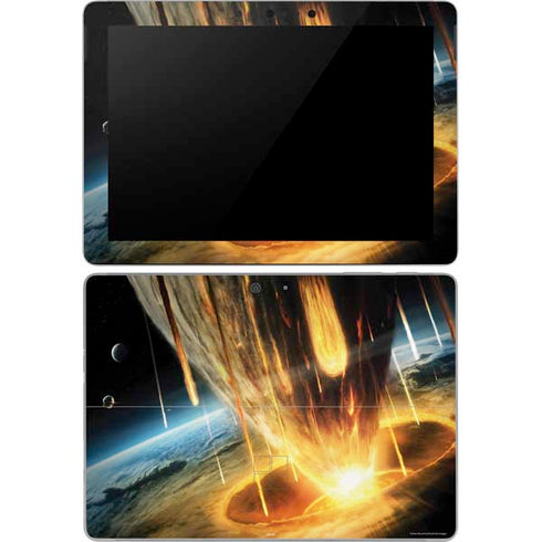 StockTrek Giant Asteroid Collides with Planet Earth Surface Go Skin