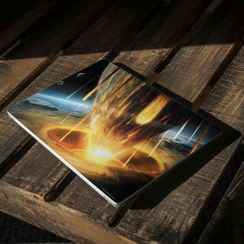 StockTrek Giant Asteroid Collides with Planet Earth Surface Laptop 2 Skin