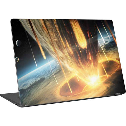 StockTrek Giant Asteroid Collides with Planet Earth Surface Laptop 4 15in Skin
