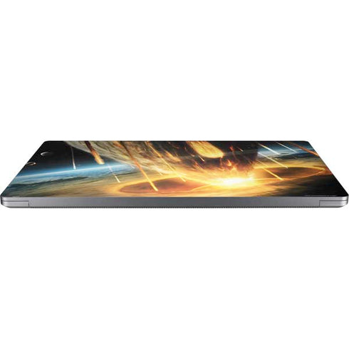 StockTrek Giant Asteroid Collides with Planet Earth Surface Laptop 4 15in Skin