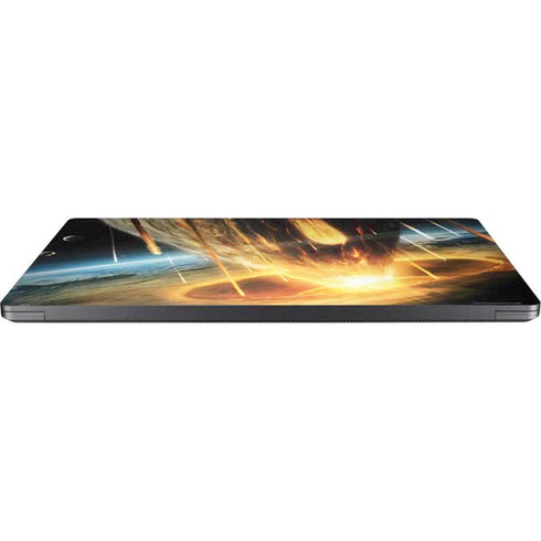 StockTrek Giant Asteroid Collides with Planet Earth Surface Laptop 7 15in Skin
