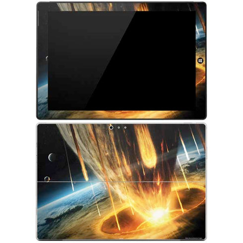 StockTrek Giant Asteroid Collides with Planet Earth Surface Pro 3 Skin
