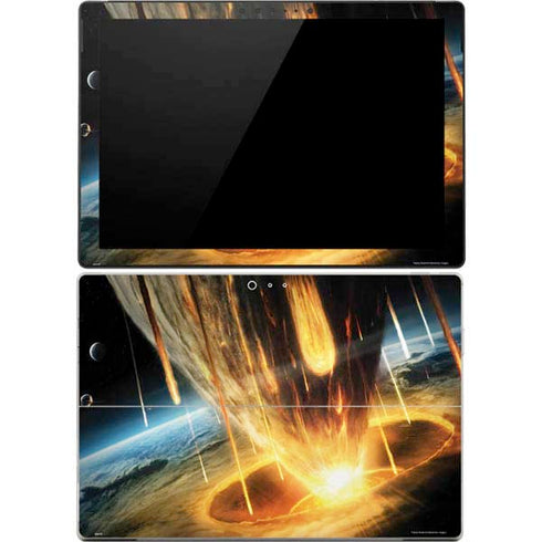 StockTrek Giant Asteroid Collides with Planet Earth Surface Pro 4 Skin
