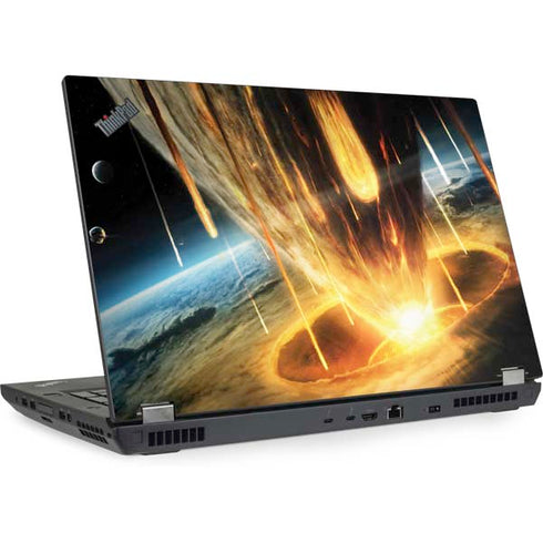 StockTrek Giant Asteroid Collides with Planet Earth Lenovo ThinkPad Skin