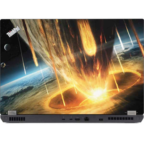 StockTrek Giant Asteroid Collides with Planet Earth Lenovo ThinkPad Skin