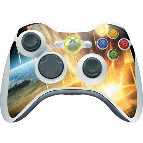 StockTrek Giant Asteroid Collides with Planet Earth Xbox 360 Wireless Controller Skin