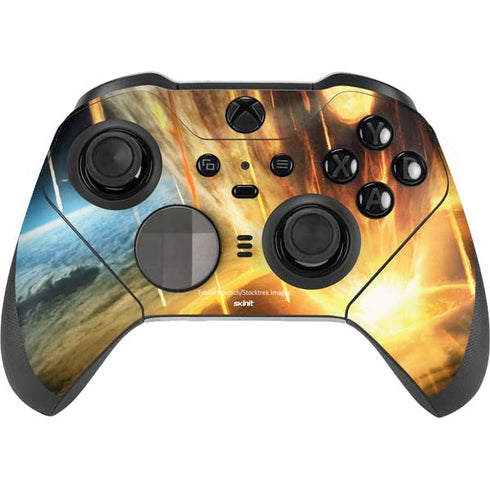 StockTrek Giant Asteroid Collides with Planet Earth Xbox Elite Wireless Controller Series 2 Skin