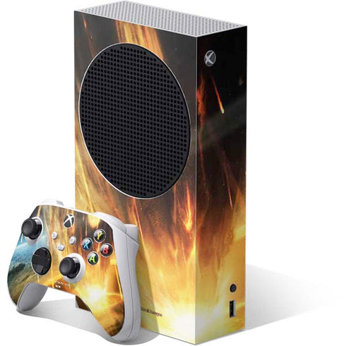 StockTrek Giant Asteroid Collides with Planet Earth Xbox Series S Skins