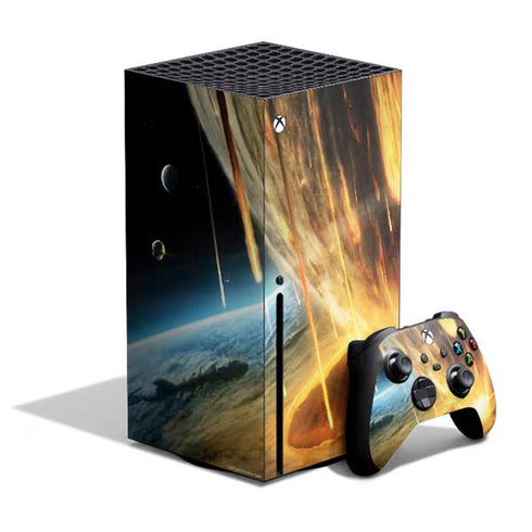 StockTrek Giant Asteroid Collides with Planet Earth Xbox Series X Skins