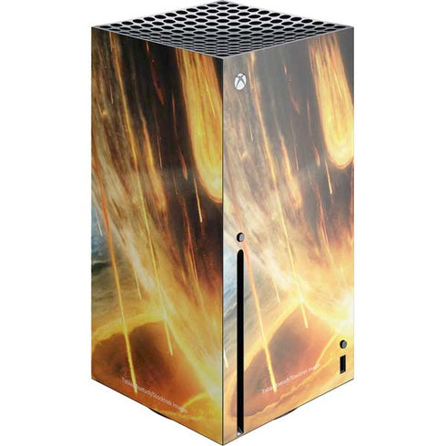 StockTrek Giant Asteroid Collides with Planet Earth Xbox Series X Console Skin