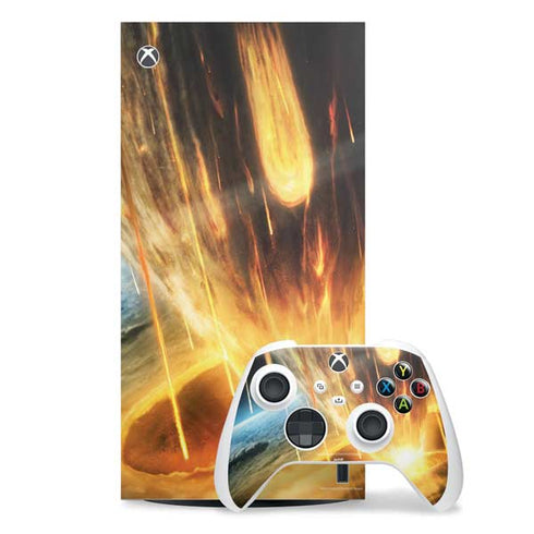 StockTrek Giant Asteroid Collides with Planet Earth Xbox Series X Skins