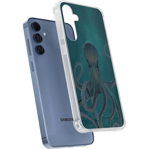 Giant Octopus by Vincent Hie Galaxy A55 5G Clear Case
