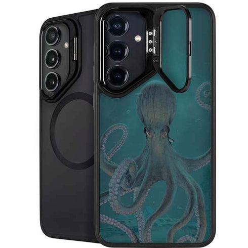 Giant Octopus by Vincent Hie Galaxy S25 Kickstand Case