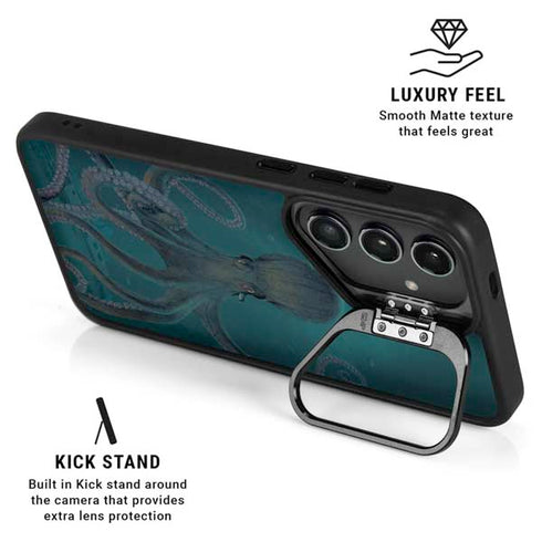 Giant Octopus by Vincent Hie Galaxy S25 Kickstand Case