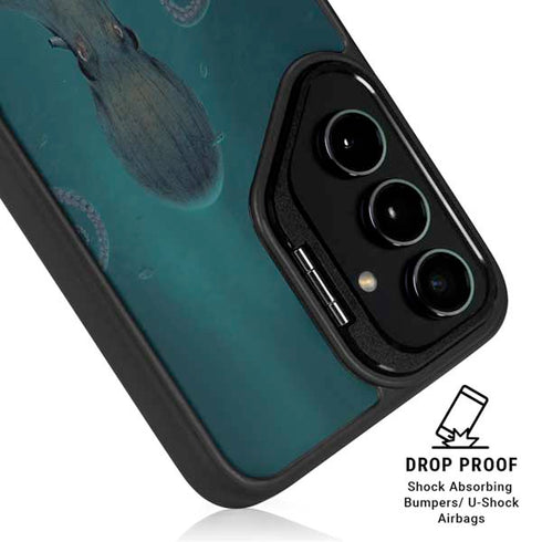 Giant Octopus by Vincent Hie Galaxy S25 Kickstand Case