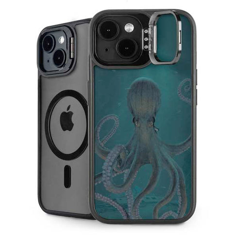 Giant Octopus by Vincent Hie iPhone 14 Plus Kickstand Case